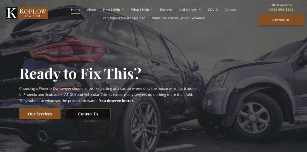 Koplow Law Firm's Homepage