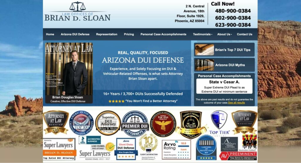 Law Offices of Brian D Sloan's Homepage