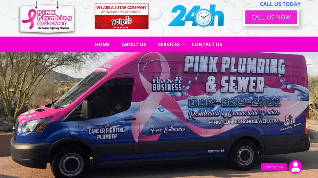 Pink Plumbing and Sewer's Homepage