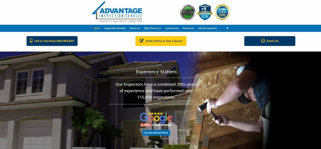 Advantage Inspection Services Homepage
