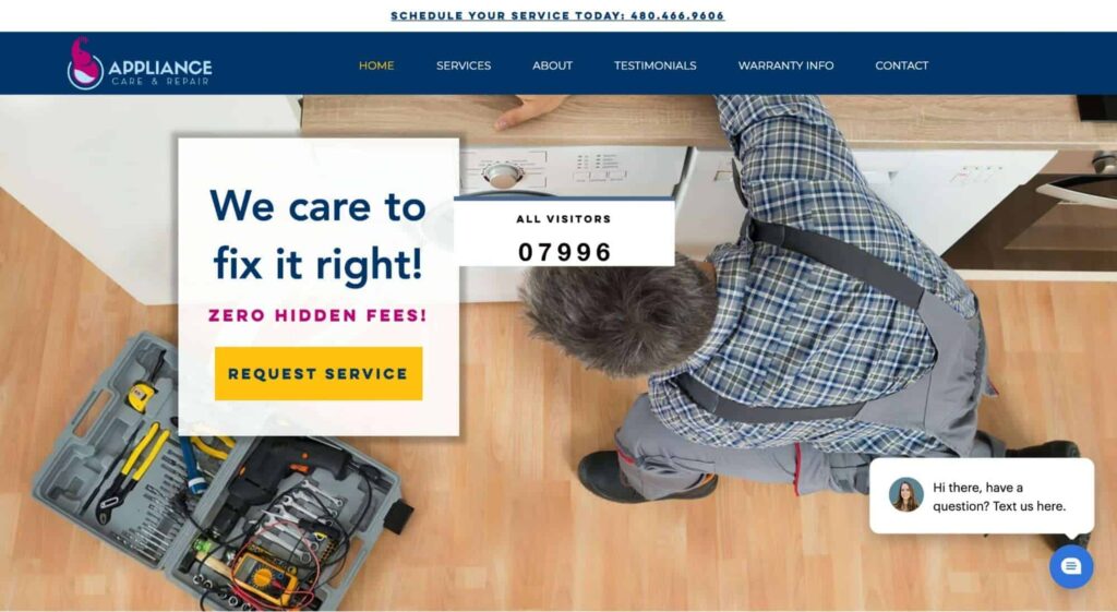Appliance Care & Repair Homepage