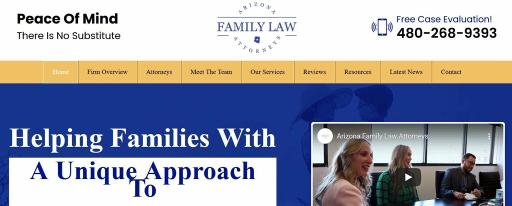 Arizona Family Law Attorneys Homepage
