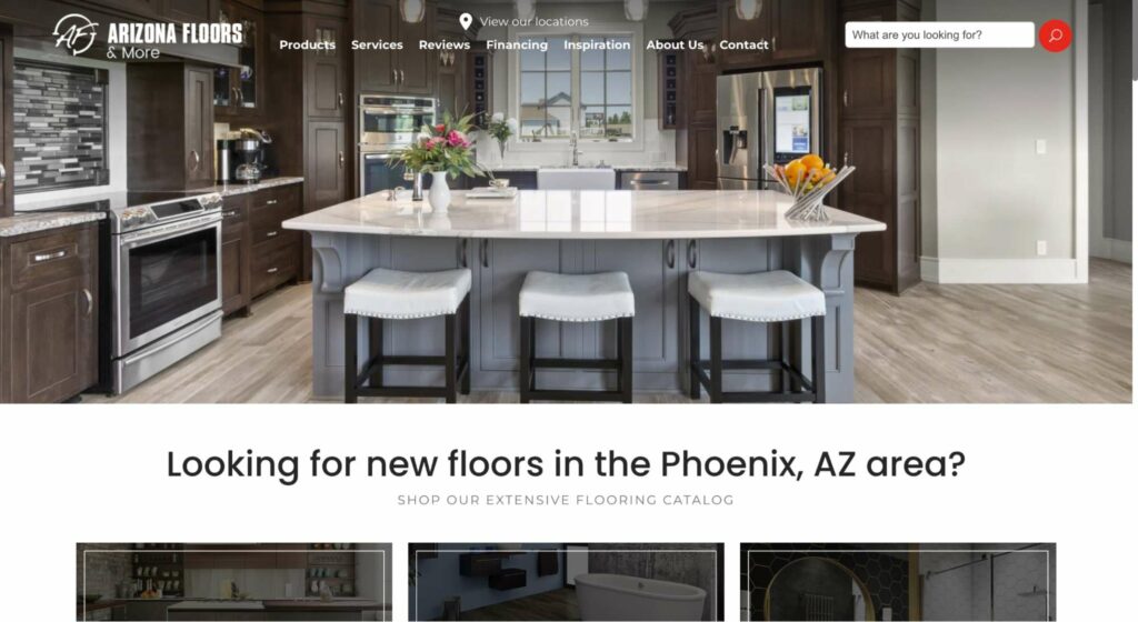 Arizona Floors & More Homepage