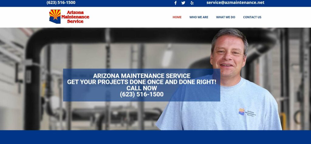 Arizona Maintenance Service Homepage