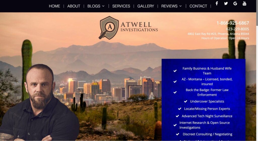 Atwell Investigations, LLC Homepage
