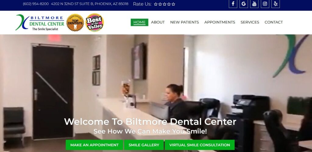 Biltmore Dental Center Homepage