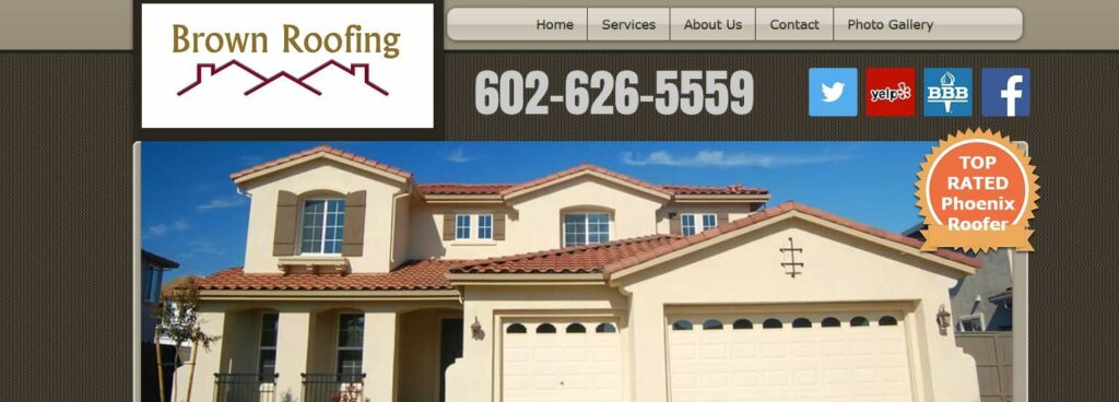 Brown Roofing Homepage