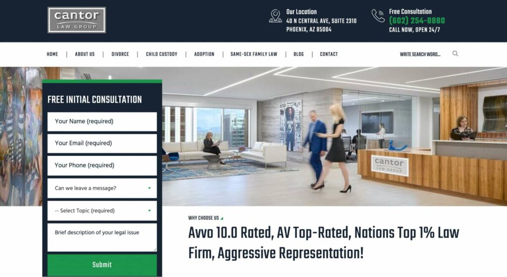 Cantor Law Group Homepage
