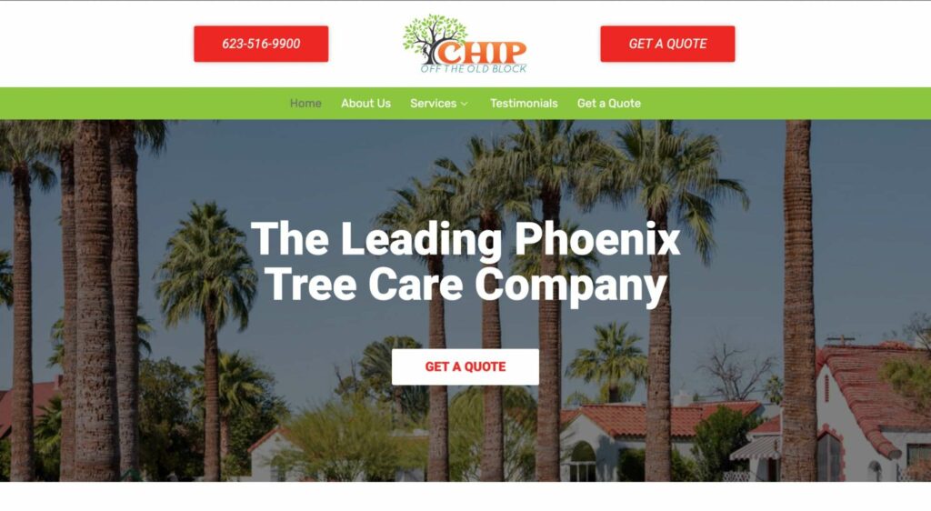 Chip Off The Old Block Homepage