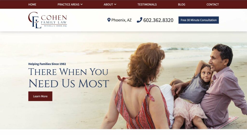 Cohen Family Law Homepage