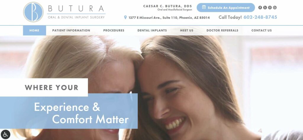 Dr. Caesar Butura – Butura Oral & Dental Implant Surgery Homepage