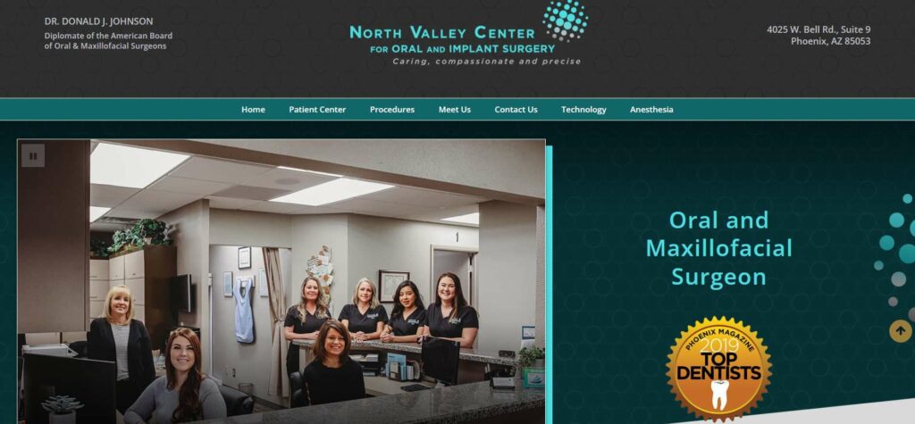 Dr. Donald Johnson – North Valley Center for Oral and Implant Surgery Homepage