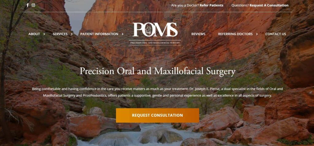 Dr. Joseph Pierce – Precision Oral and Maxillofacial Surgery Homepage
