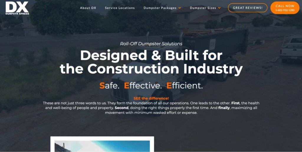 Dumpstr Xpress Homepage