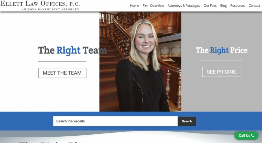 Ellett Law Offices, P.C. Homepage