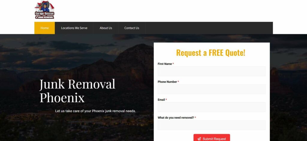 Garage Rescue & Junk Removal Homepage