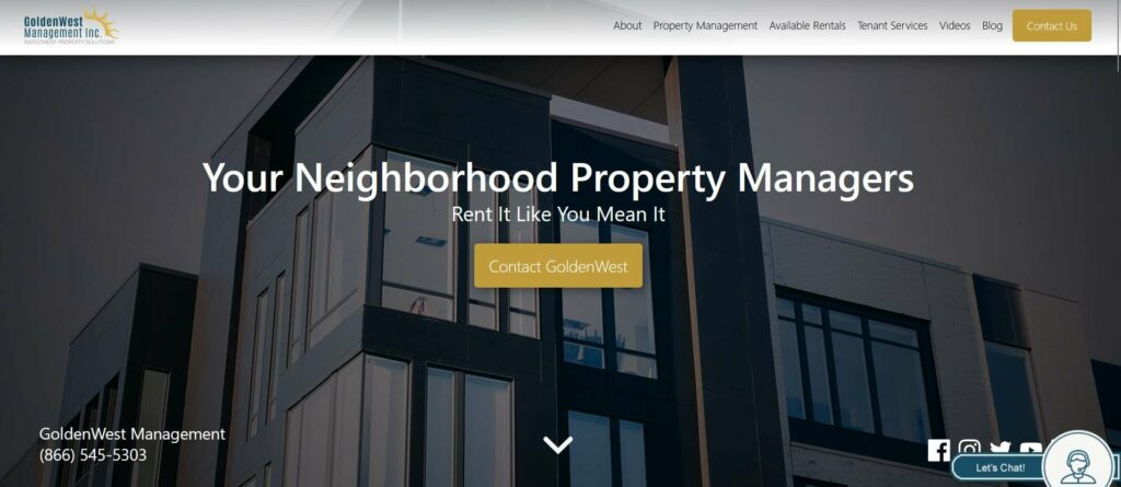 Goldenwest Management Inc Homepage