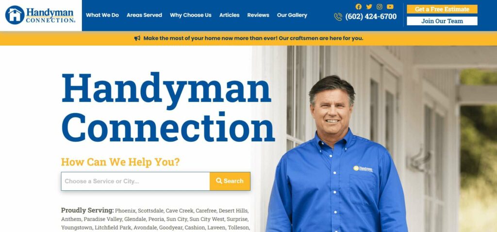 Handyman Connection Homepage