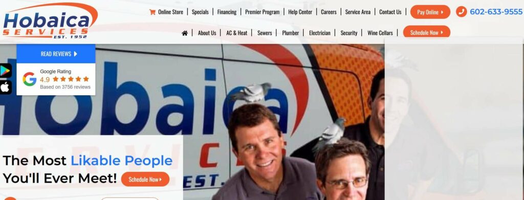 Hobaica Services Homepage