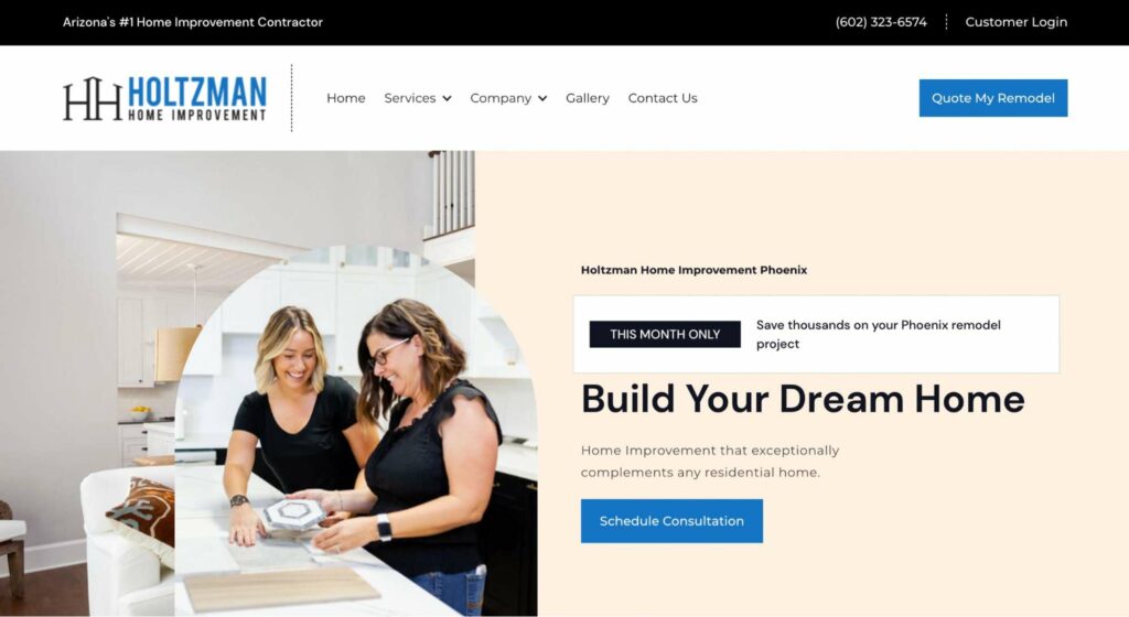 Holtzman Home Improvement Homepage