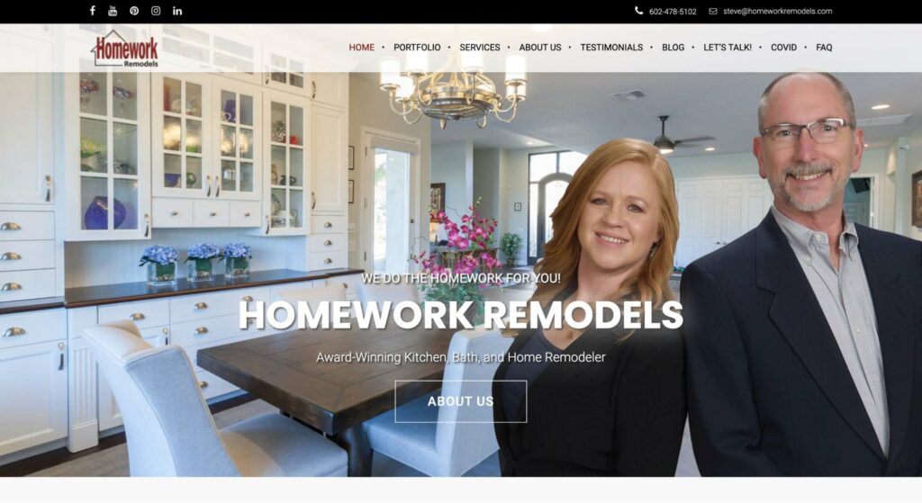 Homework Remodels Homepage