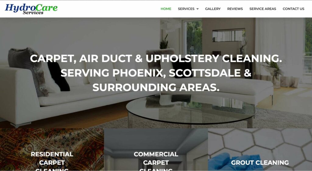 HydroCare Services Homepage