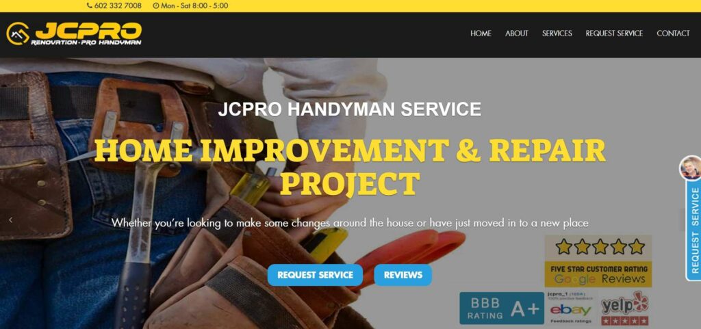 JCPRO Home Services Homepage