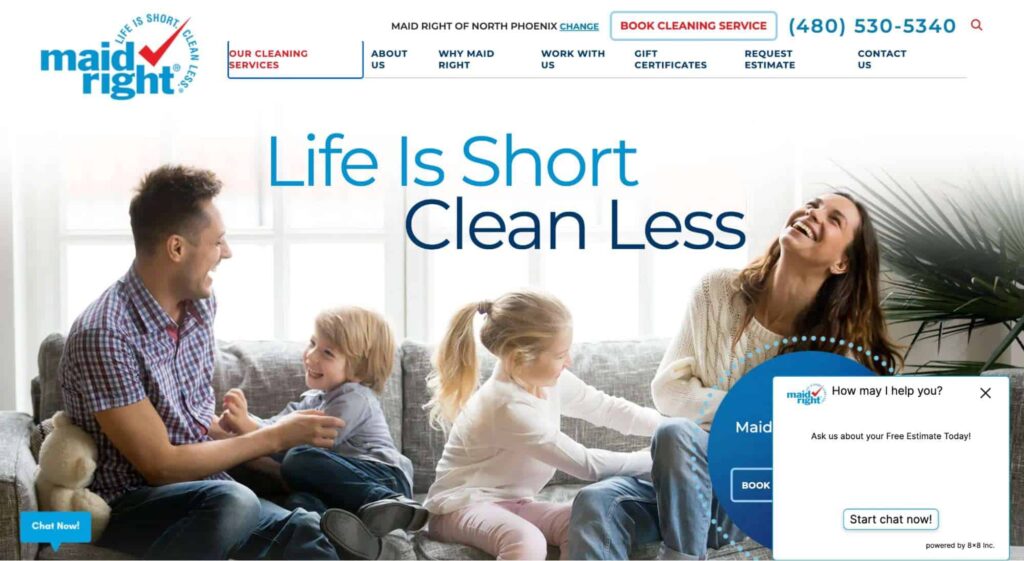 Maid Right of North Phoenix Homepage