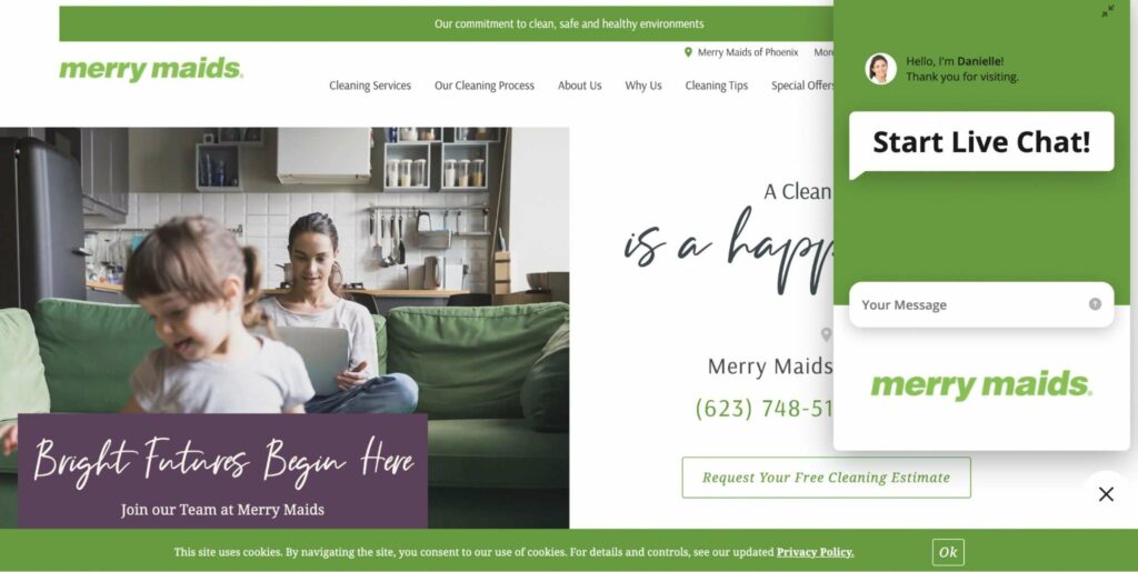 Merry Maids of Phoenix Homepage