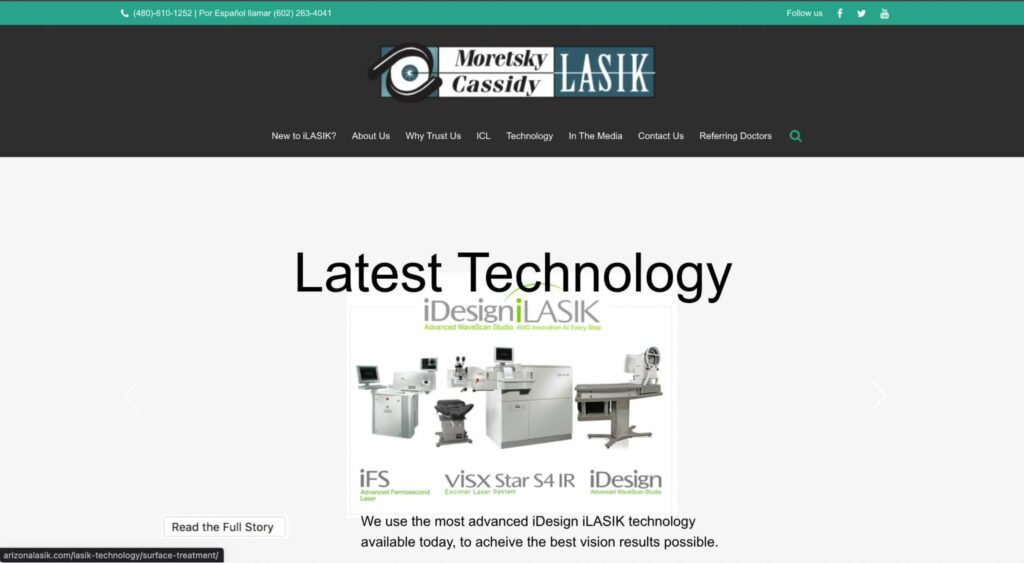 Moretsky Cassidy Vision Correction Homepage