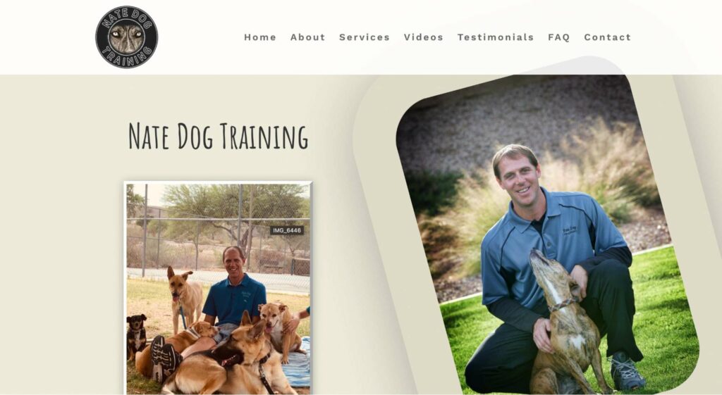 Nate Dog Training Homepage