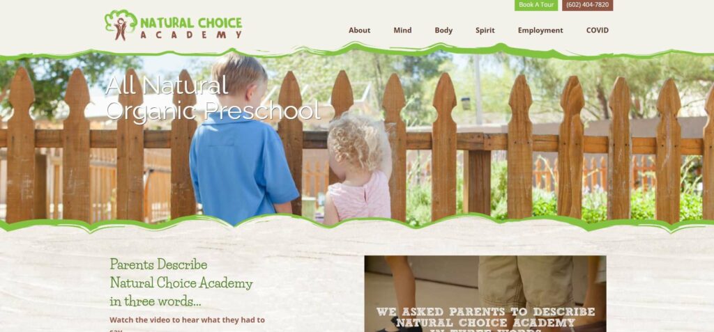 Natural Choice Academy Homepage