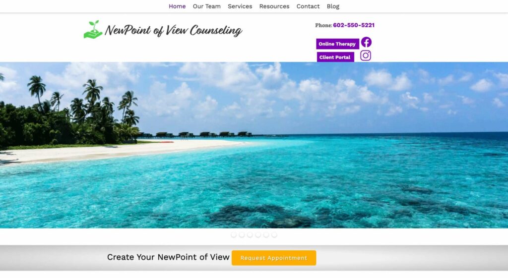 NewPoint of View Counseling Homepage