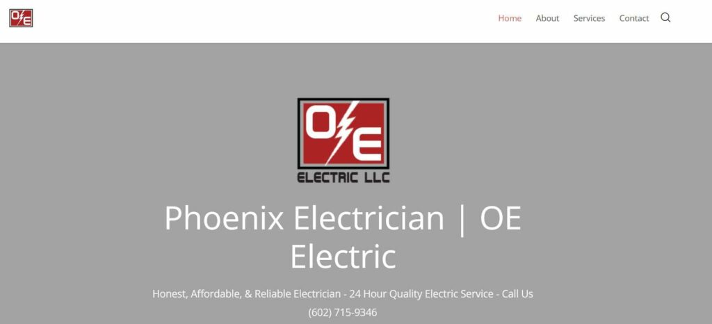 OE Electric Homepage
