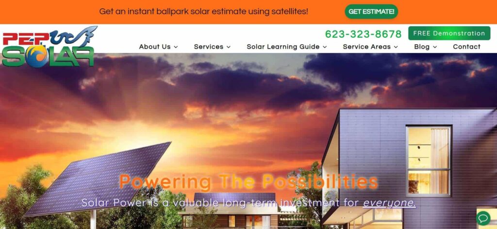 PEP Solar Homepage