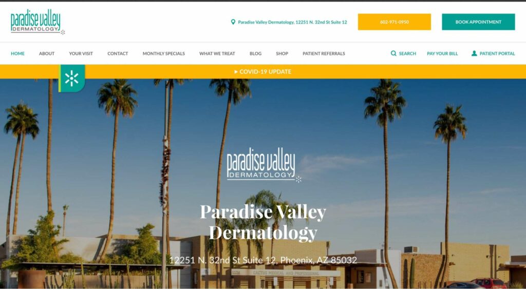 Paradise Valley Dermatology Homepage