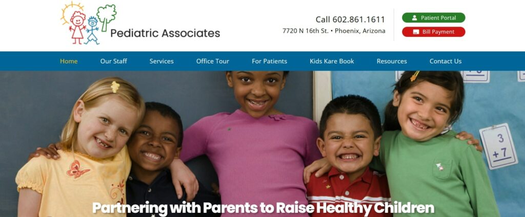 Pediatric Associates Homepage