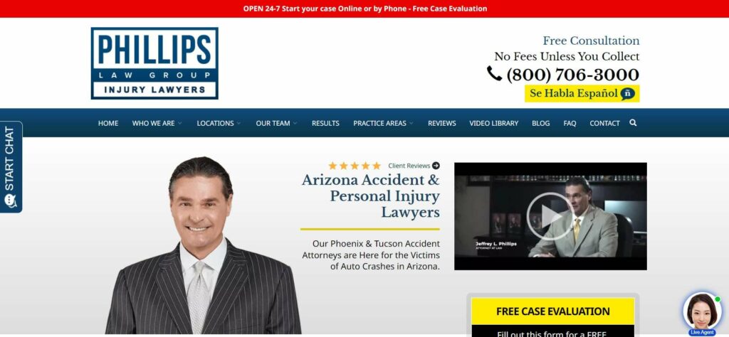 Phillips Law Group Homepage
