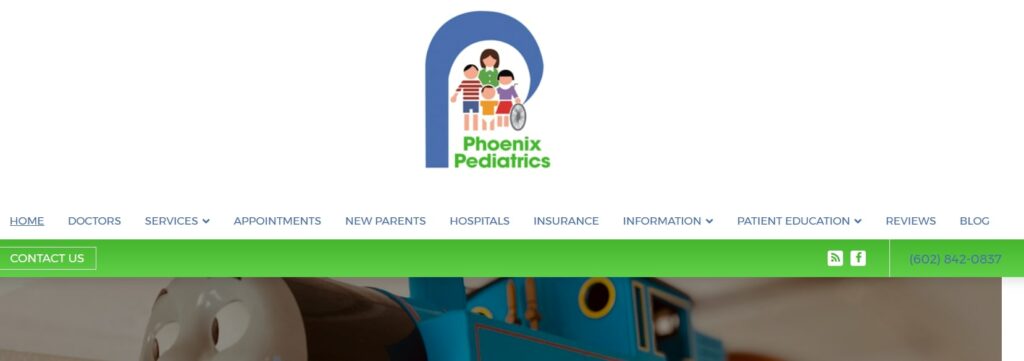Phoenix Pediatrics Homepage