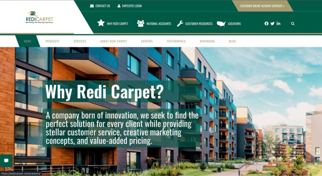 Redi Carpet Homepage