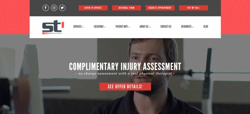 STI Physical Therapy Homepage