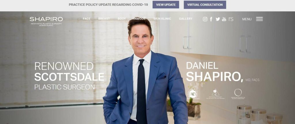Shapiro Aesthetic Plastic Surgery Homepage