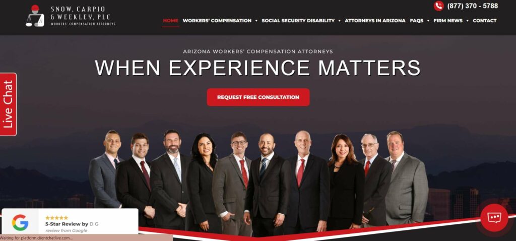Snow, Carpio, & Weekley, PLC Homepage