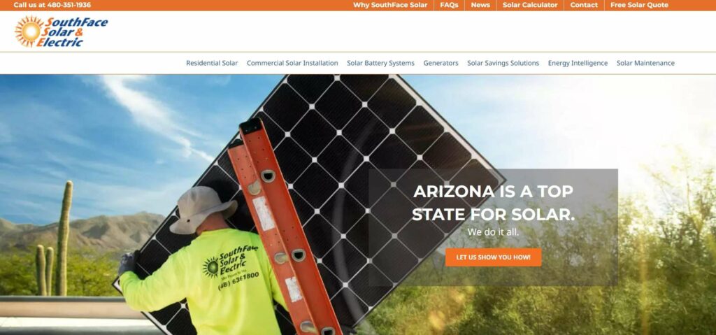 SouthFace Solar & Electric Homepage