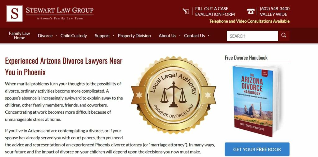 Stewart Law Group Homepage