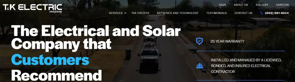 T & K Electric - ElectricalSolarAir Homepage