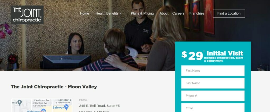 The Joint Chiropractic Homepage