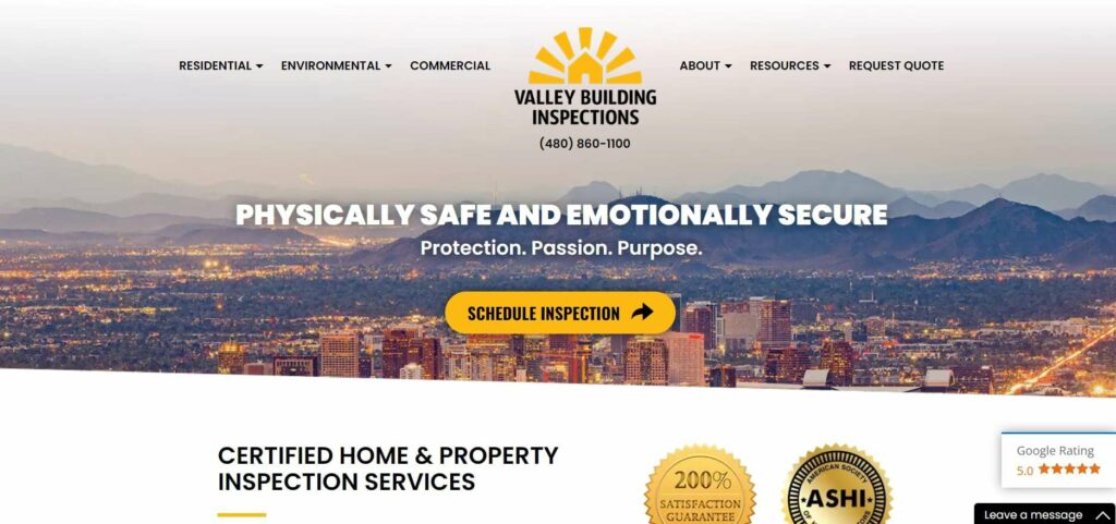 Valley Building Inspections Homepage