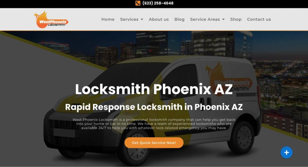 West Phoenix Locksmith Homepage