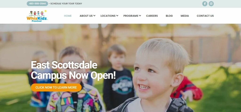WhizKidz Preschool Homepage